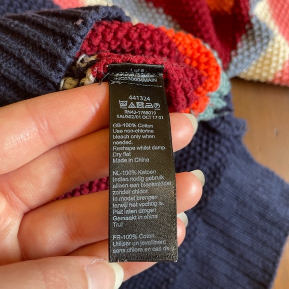 Stripy cotton sweater, Monsoon, size S - Picture 4 of 5